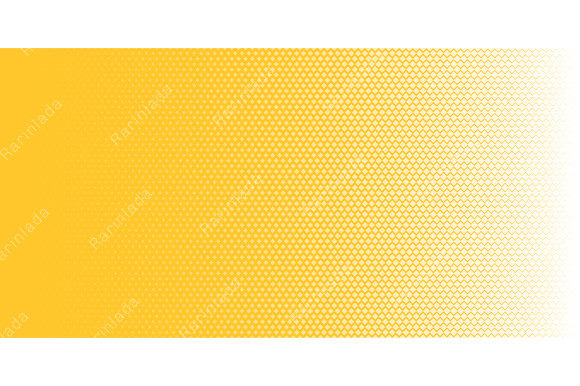 Abstract Yellow Squares Pattern Halftone