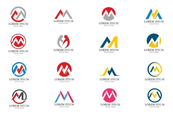 Elevating Corporate Identity with the M Letter Logo Business Template Vector I