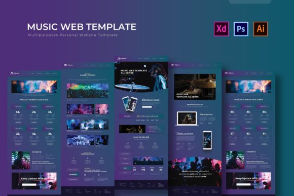 Evaluating the Music Web Template for Modern Digital Projects