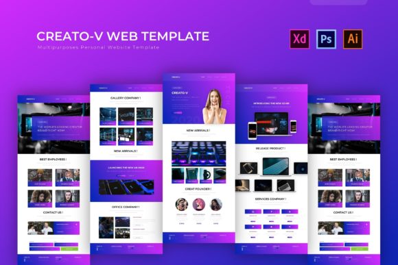 Introducing Creato-V Web Template: The Ultimate PSD Solution for Modern Business Design