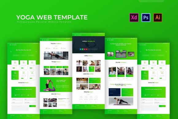 Launch Your Brand with the Yoga Web Template
