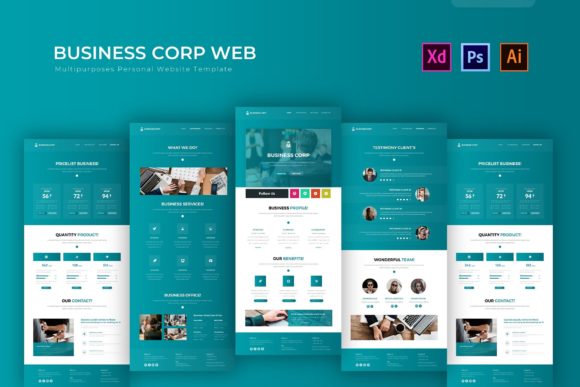 Launch Your Professional Online Presence with the Business Corp Web Template