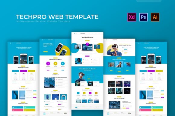 Launch Your Professional Online Presence with the Techpro Web Template
