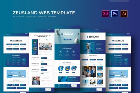 Launch Your Professional Online Presence with the Zeusland Web Template