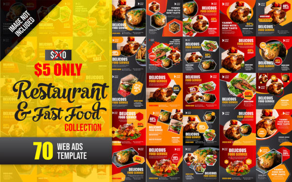 Maximizing Visual Impact with the Restaurant Food Web Ads Template