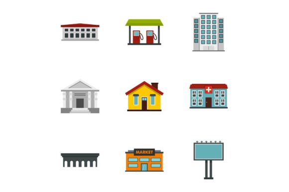 Maximizing Your Design Workflow with the City Elements Icons Set, Flat Style