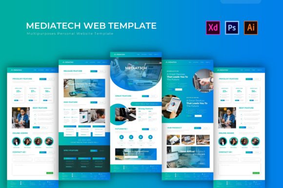 Mediatech Web Template: Design Excellence