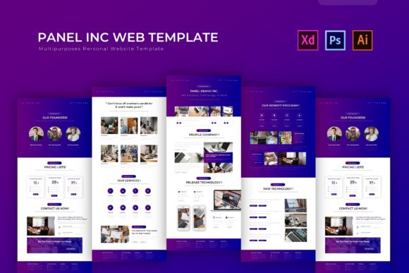 Panel Inc Web Template: A Modern Design Solution