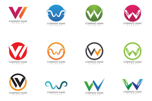 Strategic Deployment of W Letters Business Logo and Symbols Templates for Brand Authority
