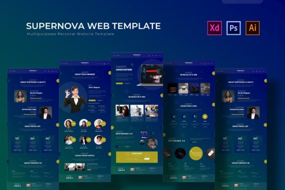 Streamlining Your Digital Presence with the Supernova Web Template