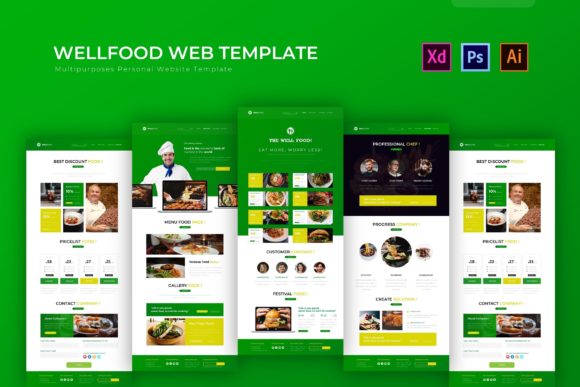Wellfood Web Template: A Modern Design Solution